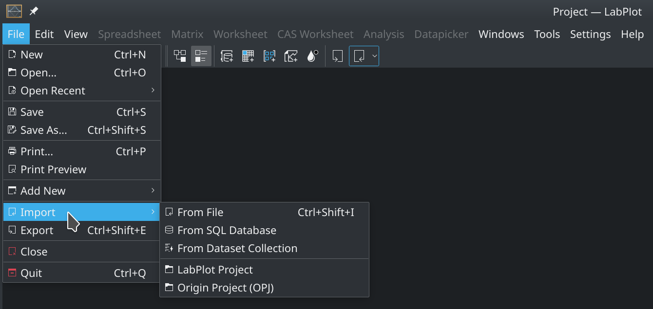 Import from Dataset Collection