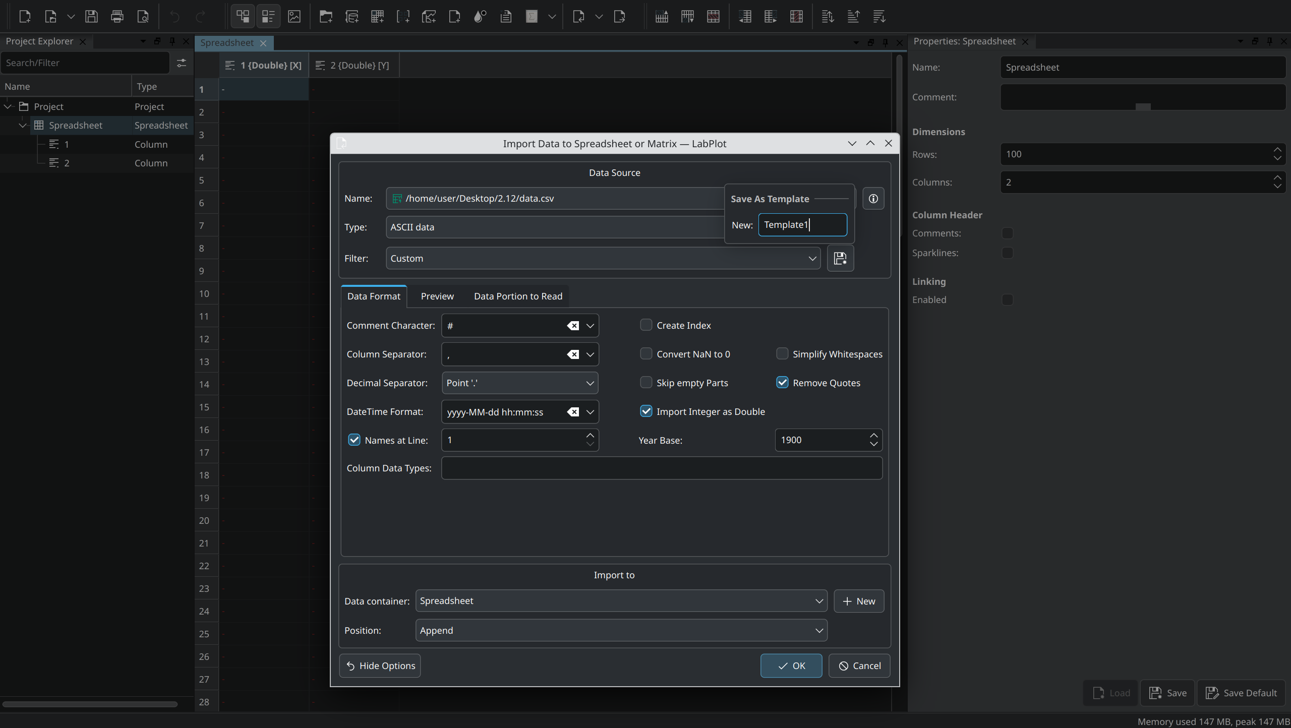Import Filter Templates